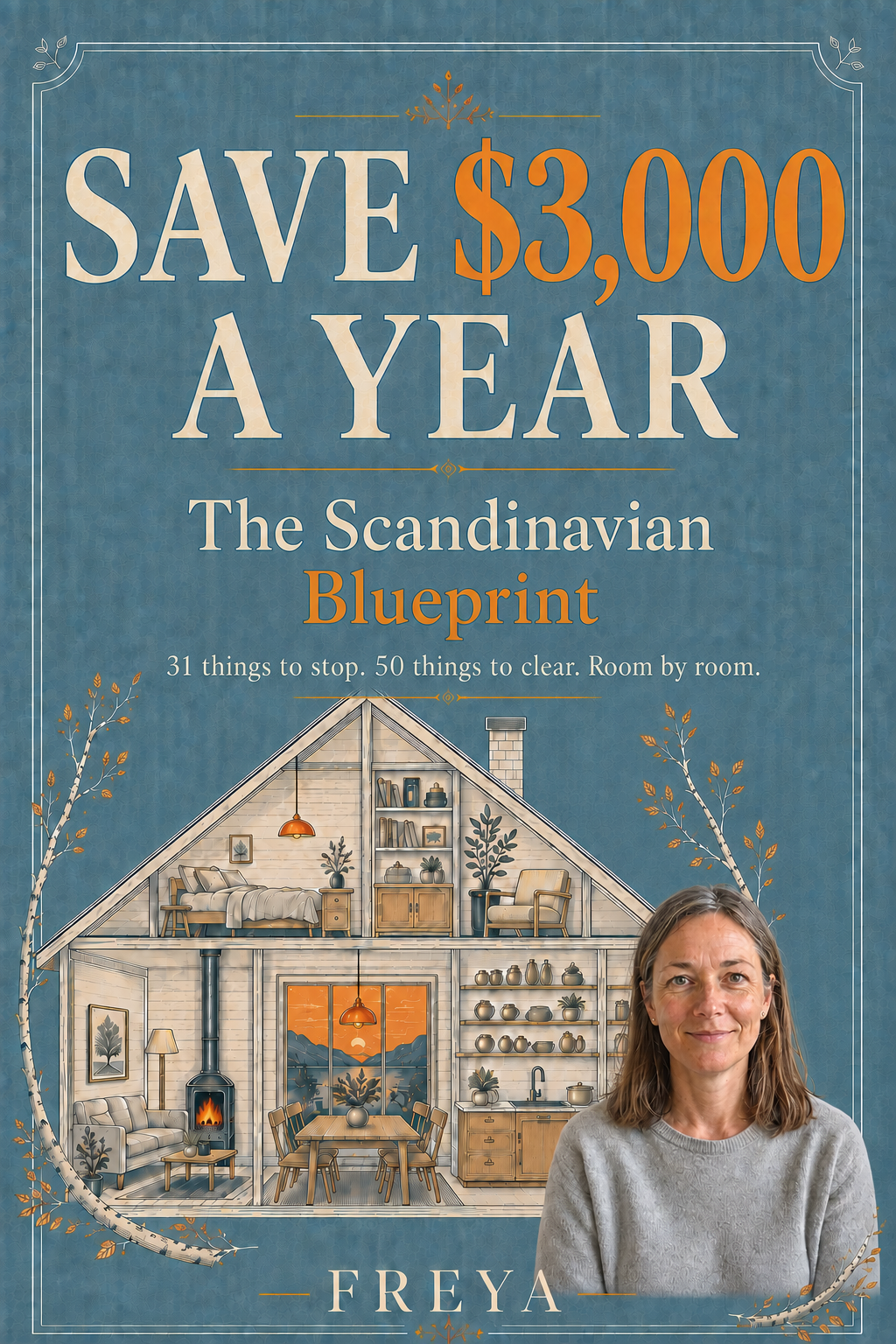 The Scandinavian Blueprint cover: Save $3,000 a year